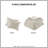 Harper Natural Oversized 100% Cotton Matelasse 3-Piece King/Cal King Comforter Set-103546116
