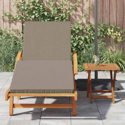 67cm Long Acacia Single Chaise