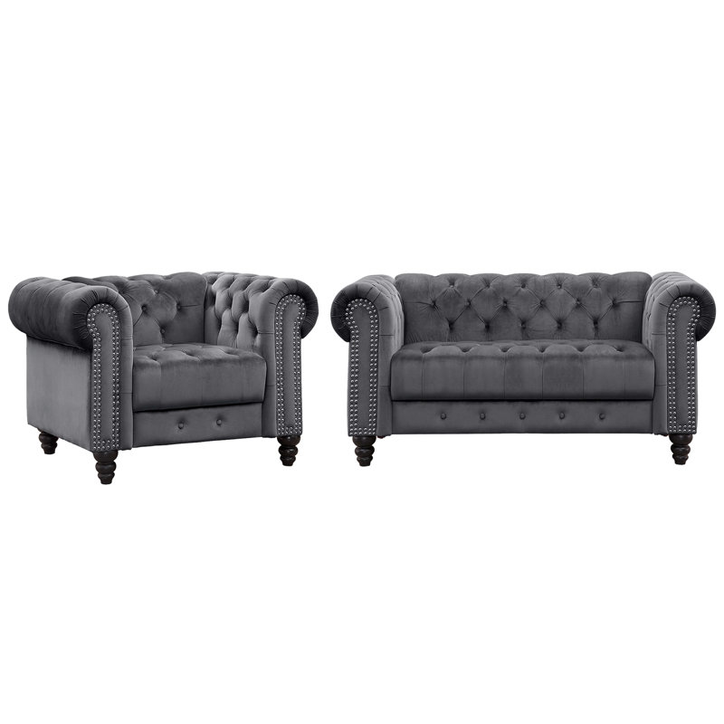 Ensemble de salon 2 pièces Marvale Chesterfield