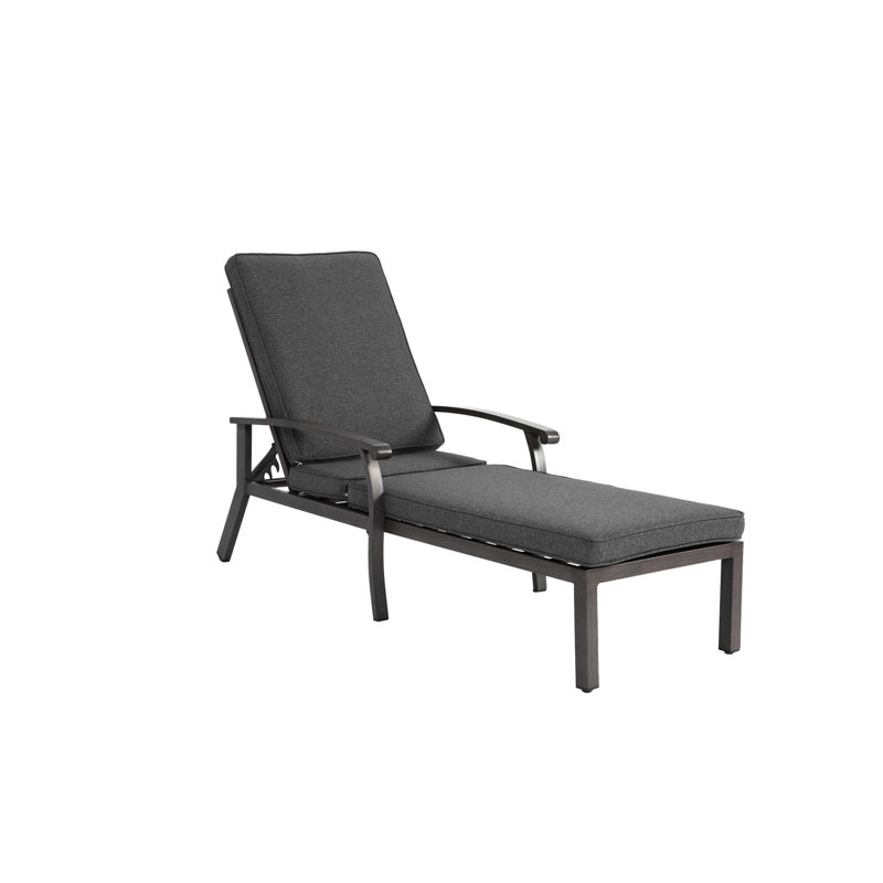 Méridienne en aluminium coulé, Gris
