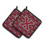 Caroline's Treasures Football Polyester Potholder