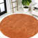 Antto Solid Low-Pile Orange Rug