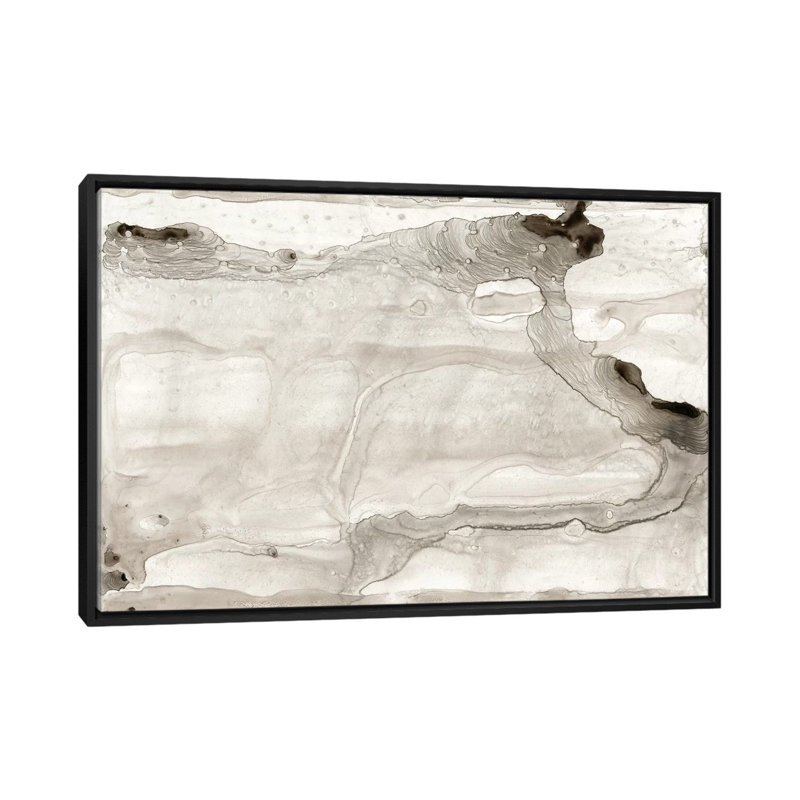 « arroyo », impression sur toile, H 18 po x l 26 po x P 1,5 po, Toile avec cadre noir, Pas de tapis