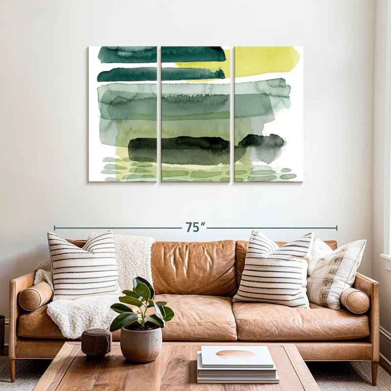 Avery Verdant Stratum I, 36" H x 57" W