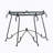 Tempered Glass Surface Console Table Coffee Table With Sturdy Construction For Living Room