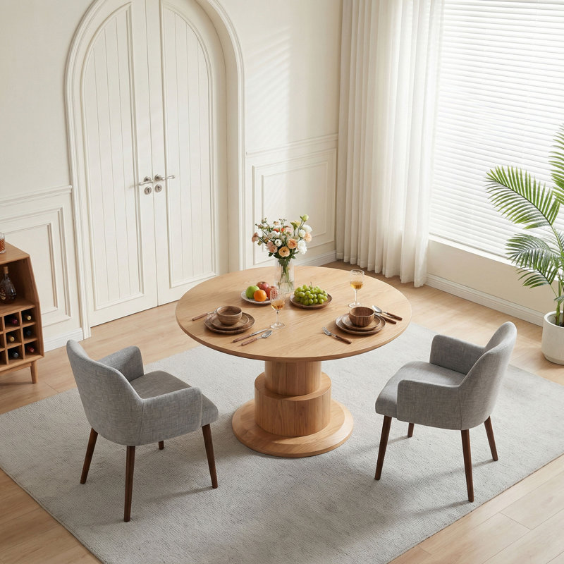 Chaise d'appoint rembourrée en bois massif avec accoudoirs, Gris