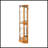 6 Shelf Corner Curio Display Cabinet With Lights-2024368498