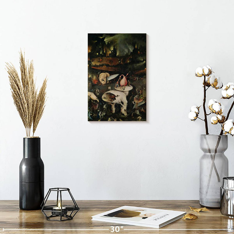 Kelan, le jardin des délices terrestres VII, H 12 po x l 8 po