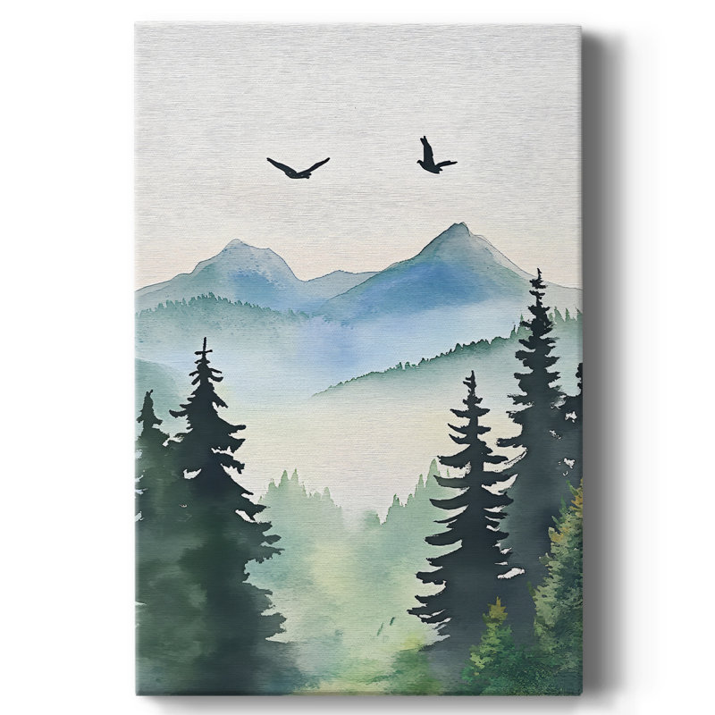 Toile tendue avec châssis paysage LV - prêt à être accroché, H 18 po x l 12 po