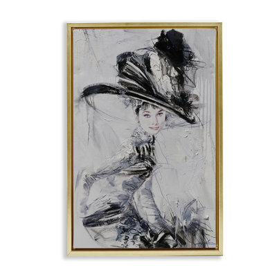 Cadre flottant abstrait et sophistiqué Audrey, design par Lucille Lee