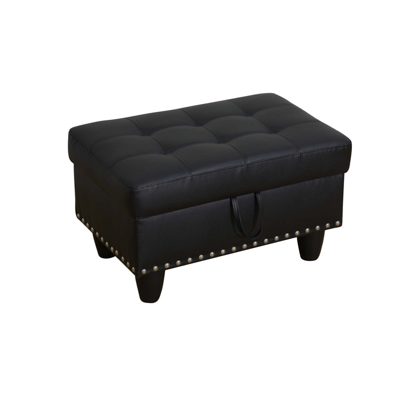 Banc de rangement en tissu