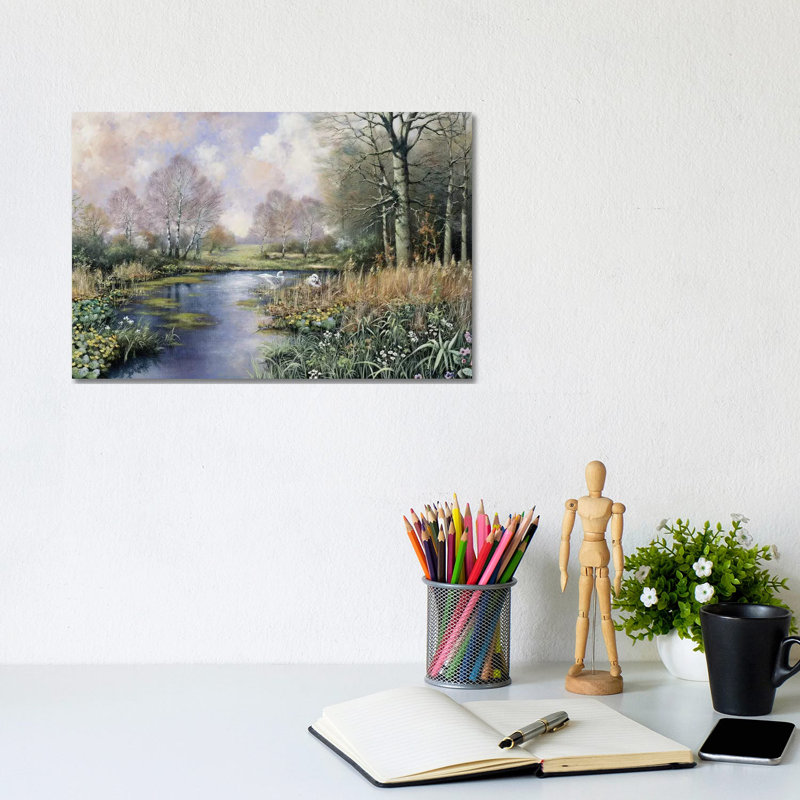 Spring Has Started by Peter Motz - Wrapped Canvas Painting, 20.32 cm H x 30.48 cm W