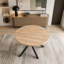 Table de salle à manger ronde et pliable pour petits espaces - Matériau en bois aggloméré-129942285