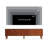 Mid-Century Modern TV Stand - Stylish Entertainment Center with 4 Storage Cabinets for TVs over 55 Inches walnut（Width: 78.7 inches）-987684906-977455693