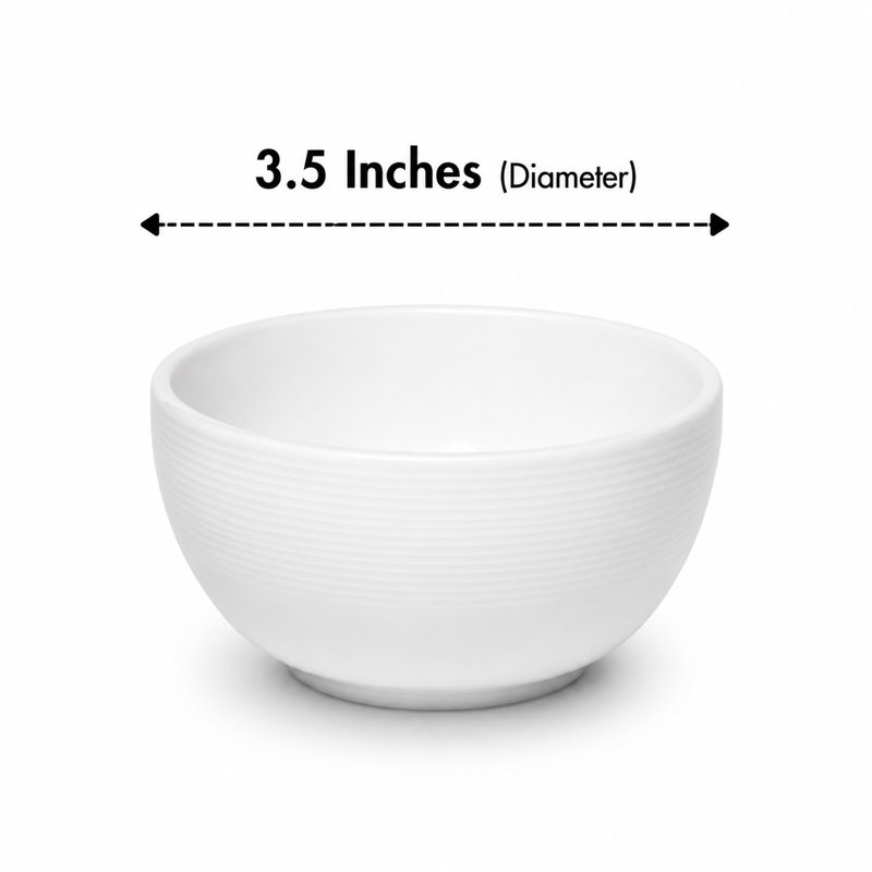 Bol non empilable en porcelaine ORBA Premium, 3.74oz