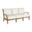 Haley Teak Patio Sofa with Cushions-38579408-38579447-70063484