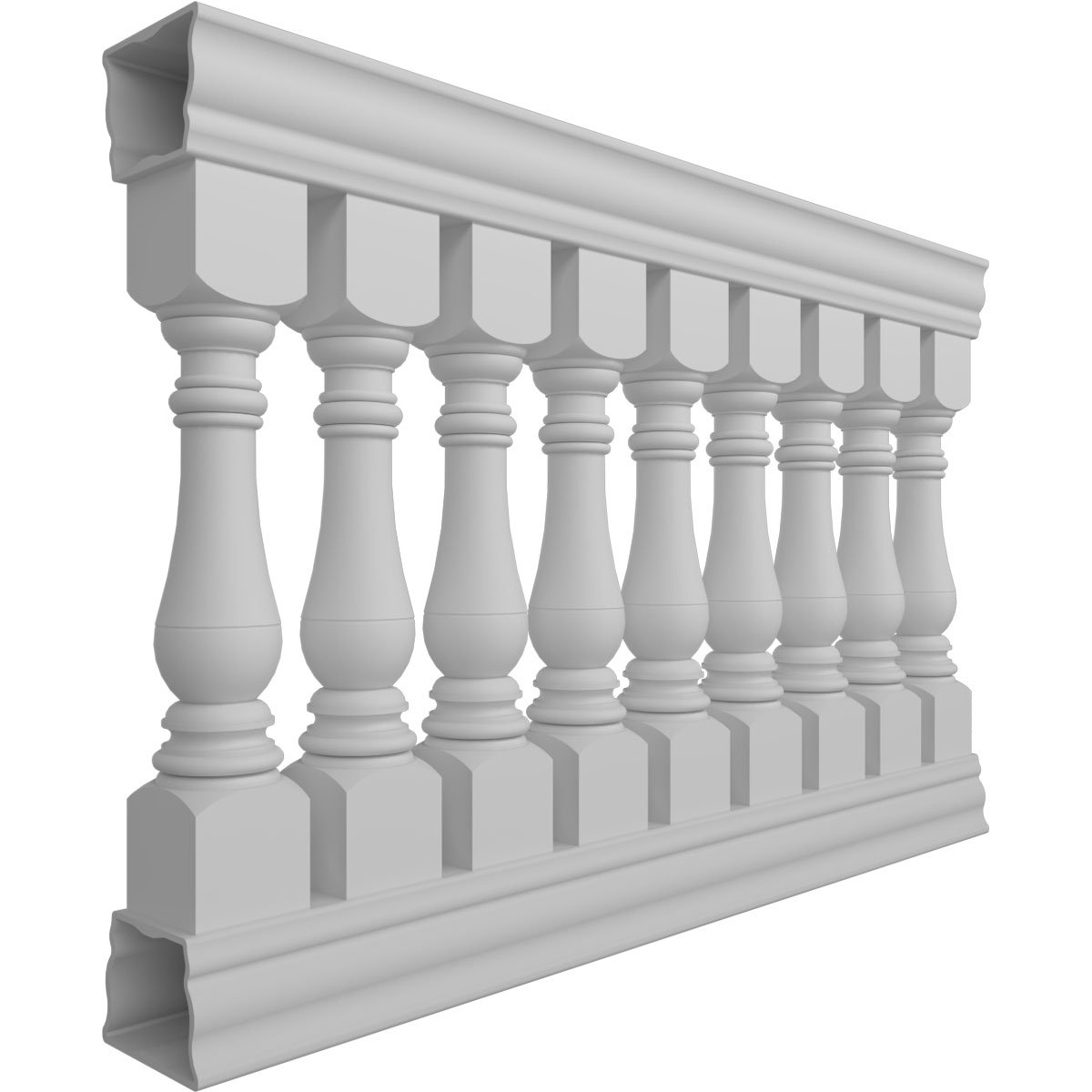 PCI Enterprises Bradford White Urethane Porch And Stair Railings Wayfair