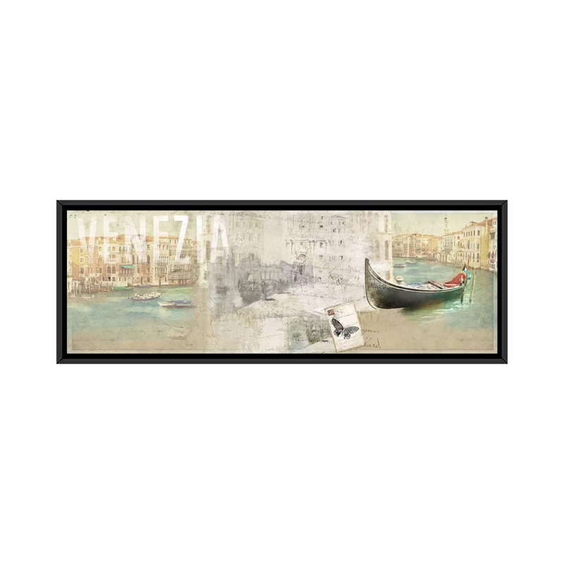 «Ornate» par PI Studio, impression sur toile tendue, H 12 po x l 36 po x P 1,5 po, Cadre noir