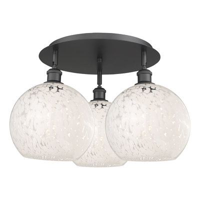 Berfield Glass Semi Flush Mount