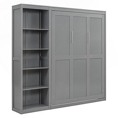 Lit escamotable double, lit escamotable avec tablettes