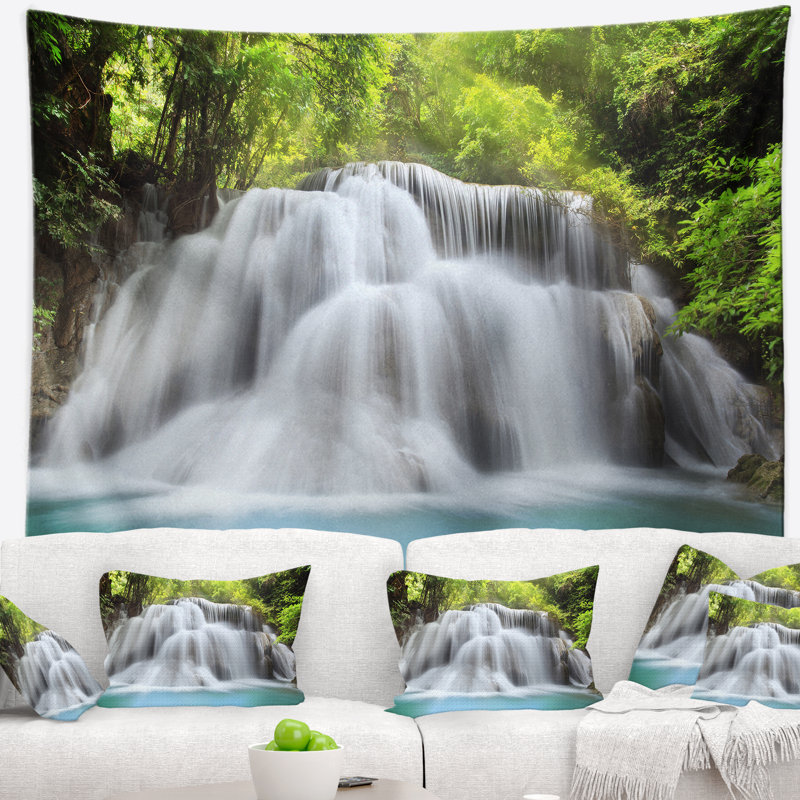 Photographie huai mae kamin cascade tapisserie, null
