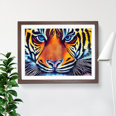 Watercolour Tiger Vol.1 - Framed Print