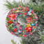 Ornement en bois Summer Blooms Wreath par G. Debrekht