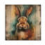 «Quick Rabbit Quick Th pensant» - Art mural moderne en bois sur bois de pin naturel-469559199