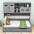 Wood Daybed with Trundle and Built-in Storage Cabinets and Shelves-925512128-925512130