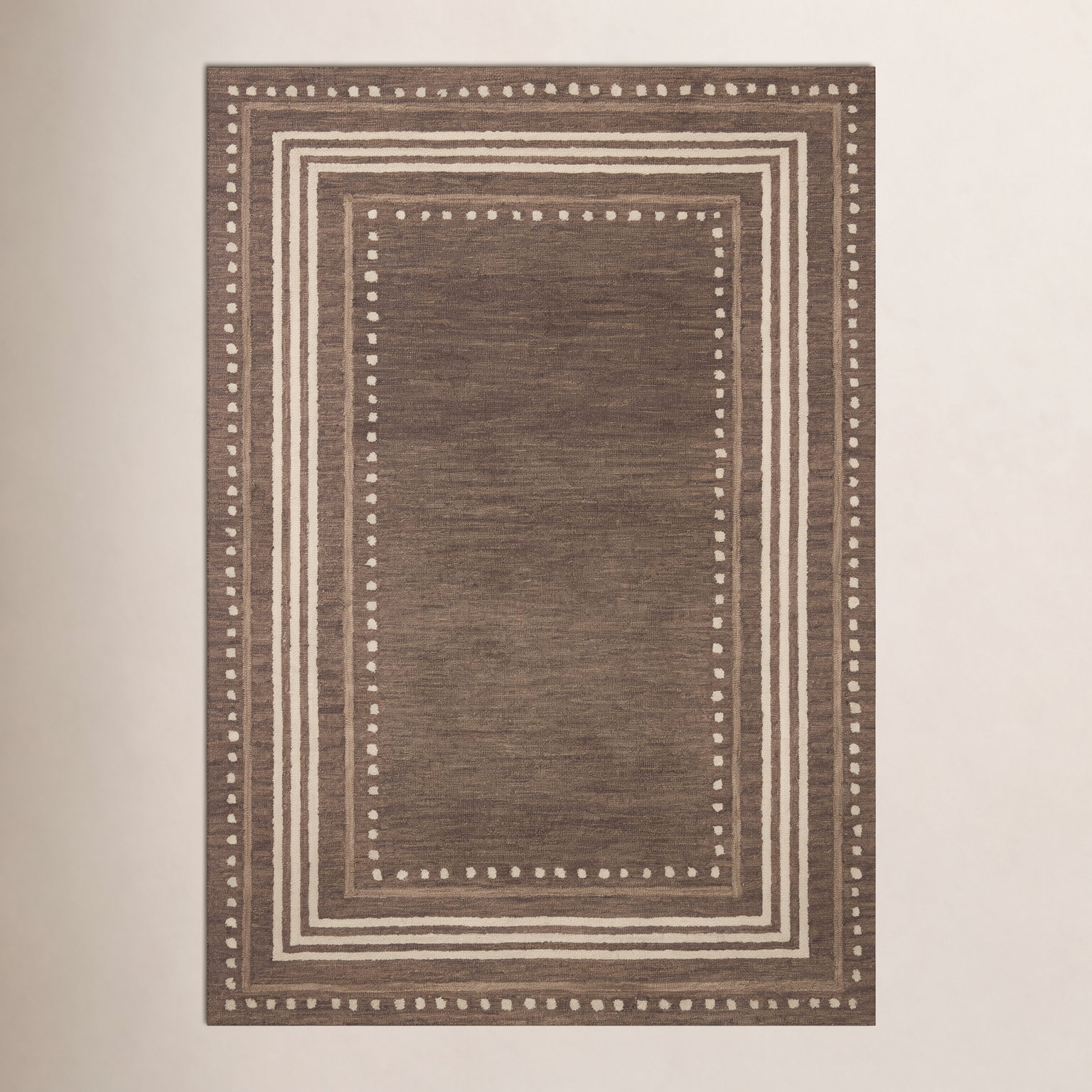 Alfie Bark / Natural Area Rug, Rectangle 3'6" x 5'6"