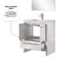 Ensemble de meuble-lavabo simple 30 po avec plateau en marbre et miroir Lafarre-97832501-113110525