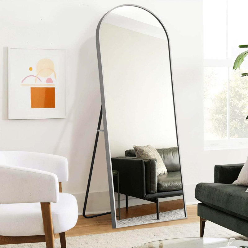 Support d'arche pleine longueur en métal Sardinas , 63 po x 20 po, Blanc