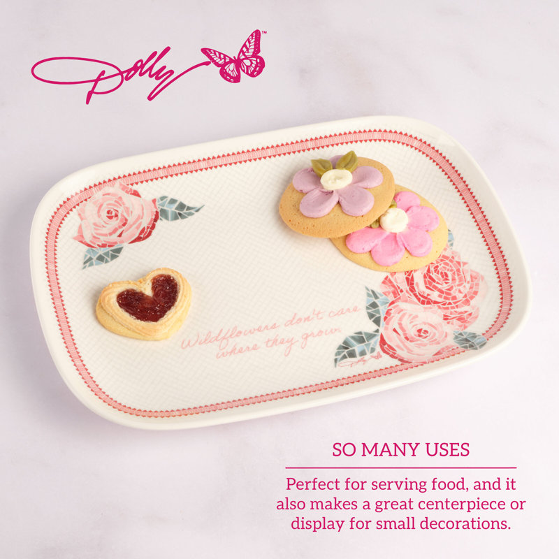 Dolly Parton Jeweled Mosaic Serving Tray