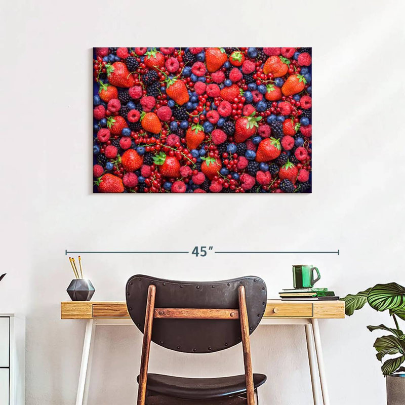 Yarlin Berries, 24" H x 36" W