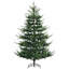 7.5 Foot Artificial Christmas Tree, Pine Hinged Xmas Tree With 1218 Realistic Branches, Steel Base, Auto Open, Green-1098590038