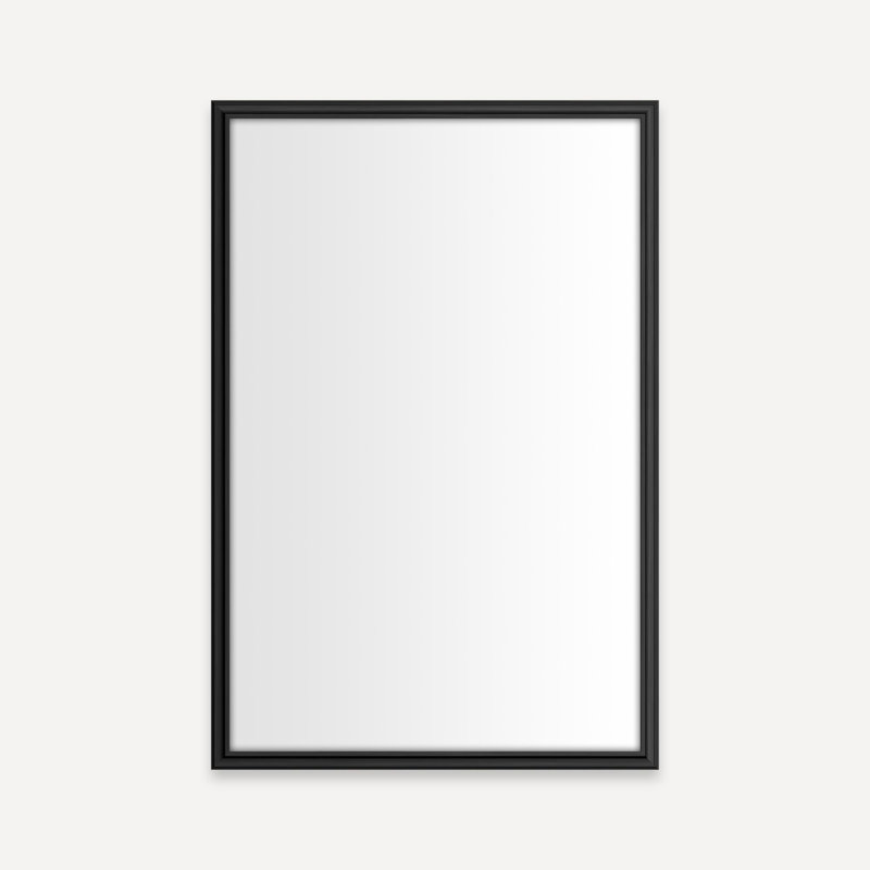 Main Line Cabinet, 30.06" H x 19.38" W x 5.31" D, Brushed Black, Rosemont