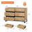 Dresser For Bedroom, Closet Organizers And Storage With Drawers, Chest Of Drawers With Metal Base, Modern Wood Dresser For Living Room, Hallway, Entryway-2062659952