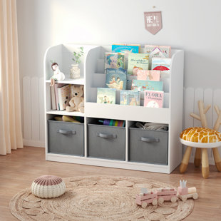 Aasha Isabelle & Max Solid Wood Toy Organizer