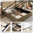 Braya Hydraulic Lift Up Storage Upholstered Platform Bed-1311774043-1304122951
