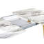 Balmer Extendable Metal Base Dining Table-419964935