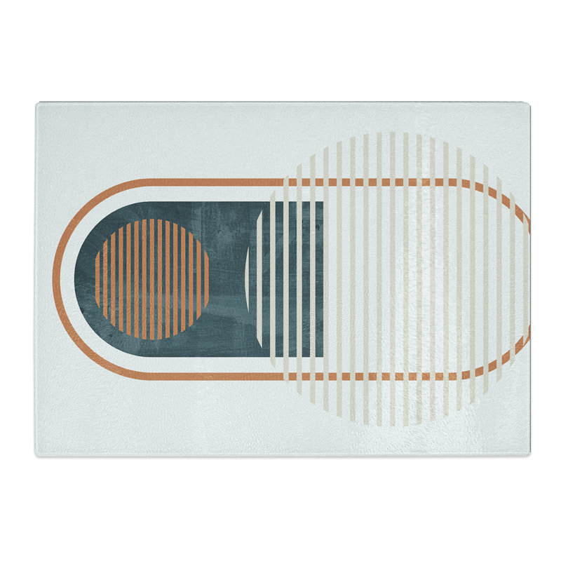 Composition 1 Chopping Board, 0.4cm H x 20cm W x 28.5cm L