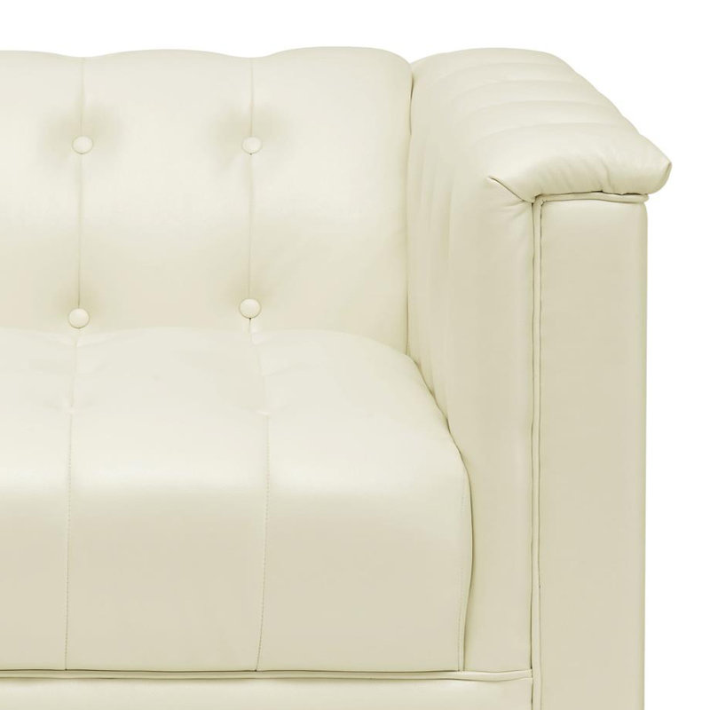 Ensemble de salon en cuir végétalien 3 pièces Primey
