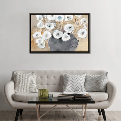 Another White Blossom I - Wall Art Print - Framed Canvas