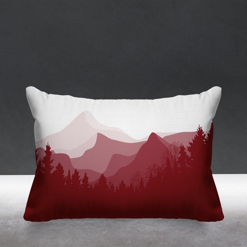 Coussin intérieur / extérieur Andor, Rouge