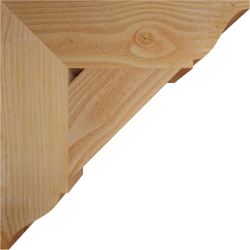 Support traditionnel, H 22 po x l 6 po x P 22 po, Douglas (sciage brut)