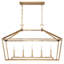 Luminaire suspendu linéaire à 5 lumières pour îlot de cuisine Hastings-559802599-637763705