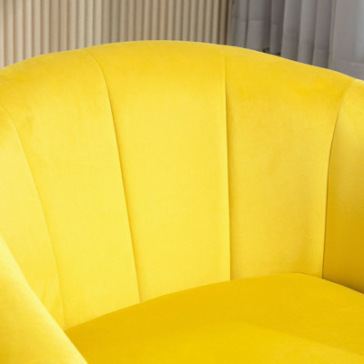 Fauteuil d'appoint rembourré de luxe avec cadre en velours, fauteuil de coiffeuse polyvalent et polyvalent pour l'intérieur et la maison