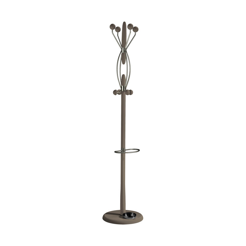 Belew Freestanding 8 - Hook Coat Rack, Moka