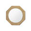 Martina Hexagon Brass Wall Mirror