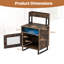 45cm W Manufactured Wood Bedside Table-630250051